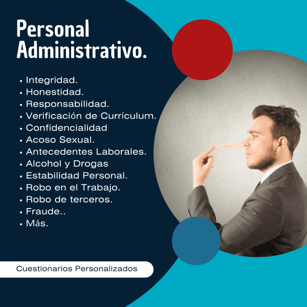 pruebas de confianza personal administrativo